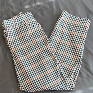 Brixton Blue and Tan Checkered Pants